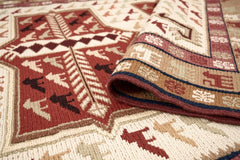 Öğretmenler Halı El Dokuma Derin Sumak Kilim ÖADS758