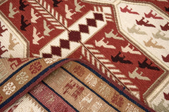 Öğretmenler Halı El Dokuma Derin Sumak Kilim ÖADS758