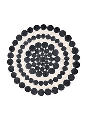 Öğretmenler Halı Arsi Yuvarlak Deri Halı ÖÇAD934