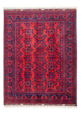 El Dokuma Türkmen Hamyap Kırmızı Yün