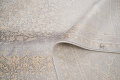 Öğretmenler Halı Makine İpek Jumeirah Gri 6191