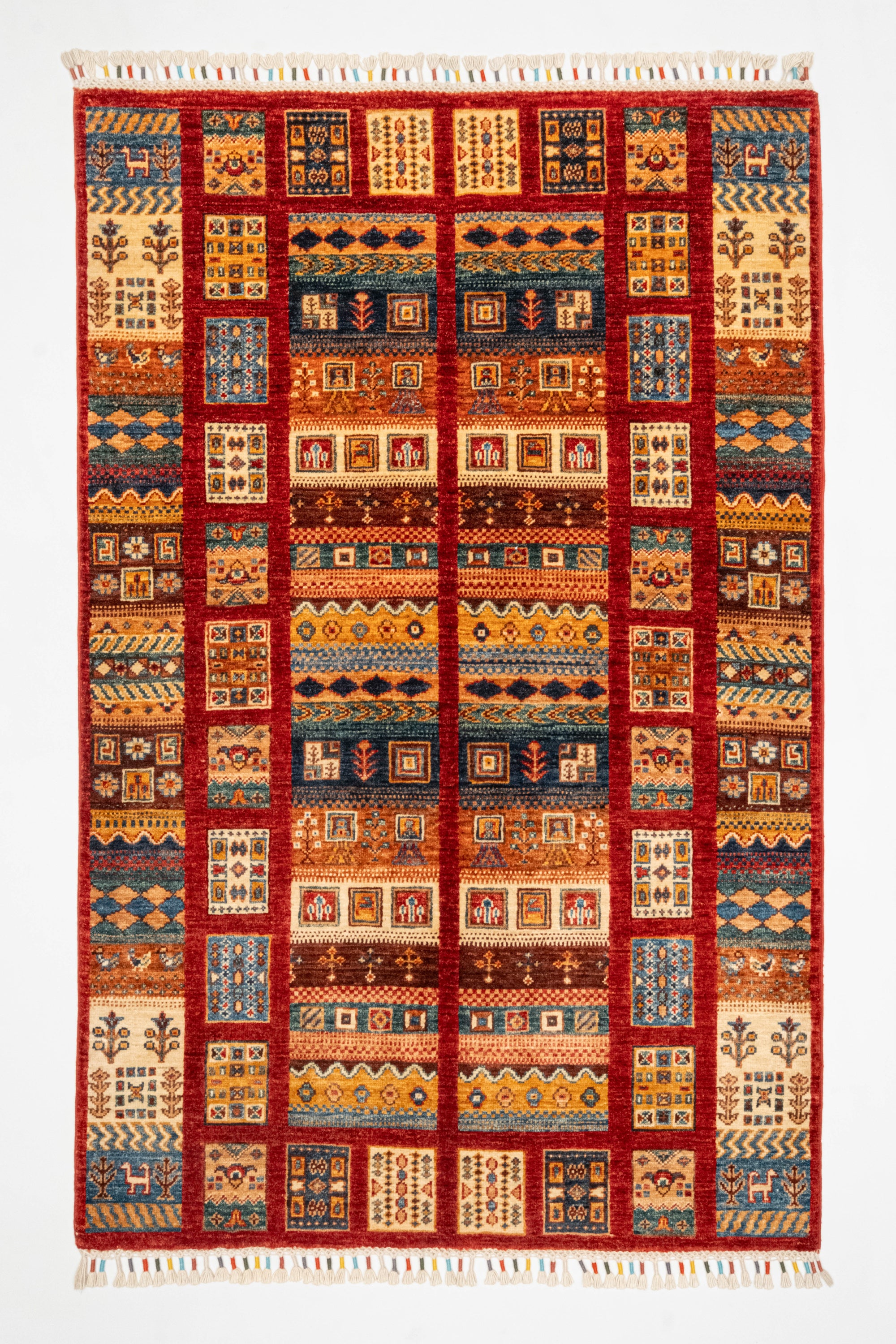 Öğretmenler Halı El Dokuma Bahtiyari Halı 102X160 - 113951400525