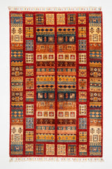 Öğretmenler Halı El Dokuma Bahtiyari Halı 102X160 - 113951400525