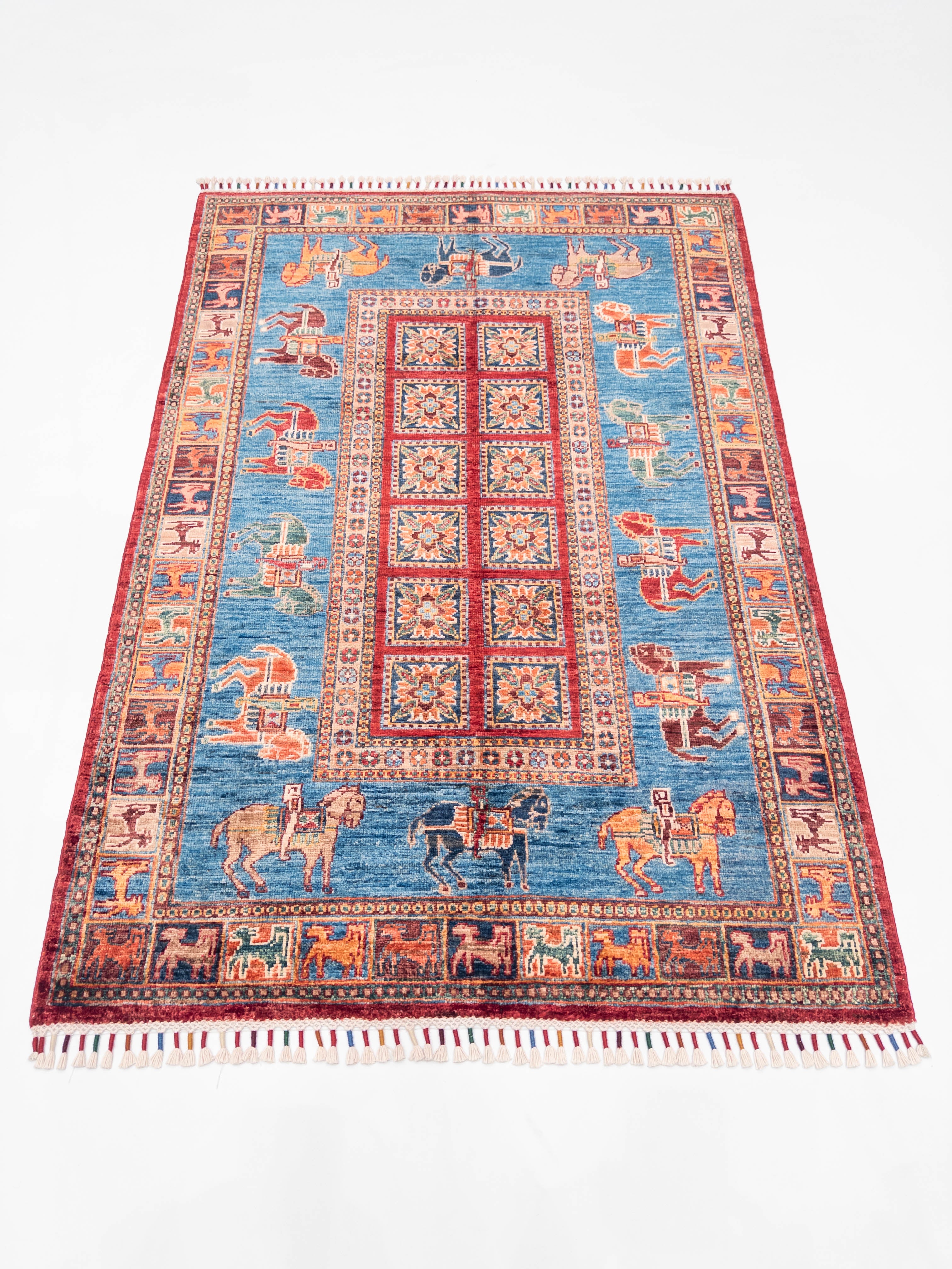 Öğretmenler Halı El Dokuma Pazırık Halı 103X150 - 116661400188