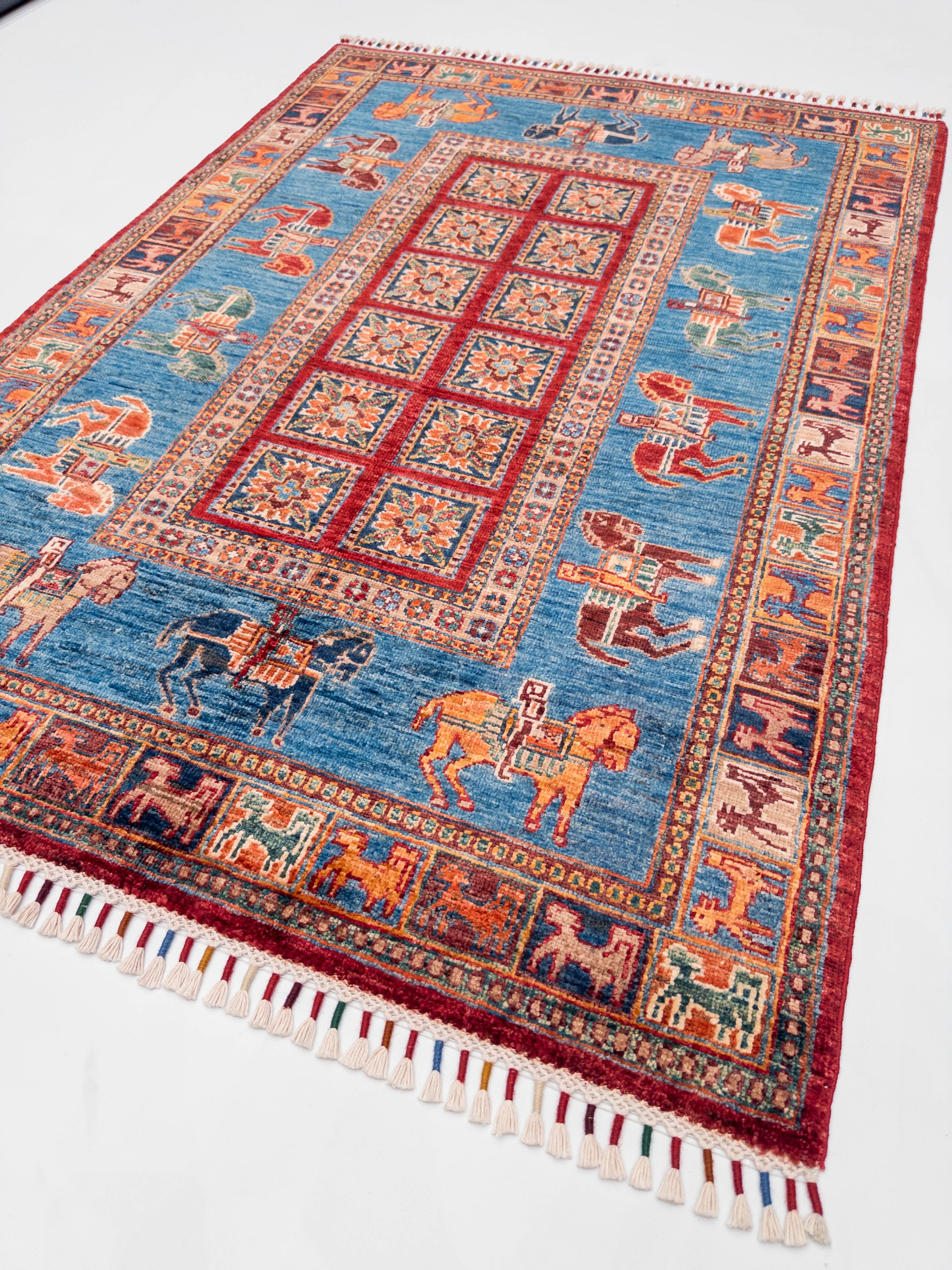 Öğretmenler Halı El Dokuma Pazırık Halı 103X150 - 116661400188