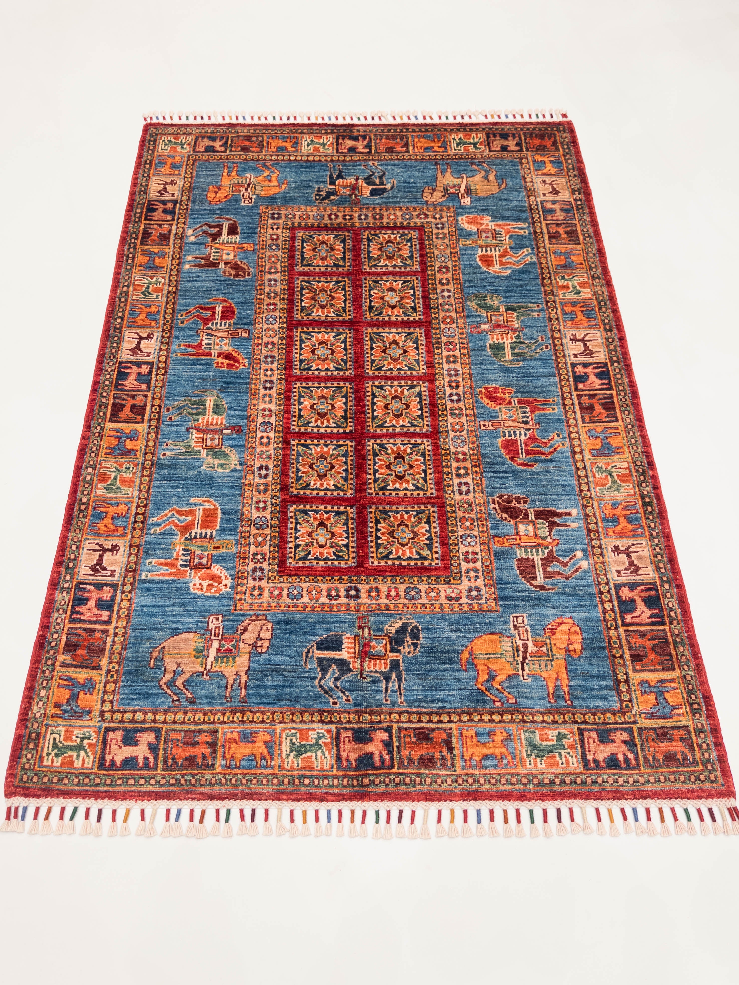 Öğretmenler Halı El Dokuma Pazırık Halı 103X150 - 116661400188