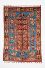 Öğretmenler Halı El Dokuma Pazırık Halı 103X150 - 116661400188