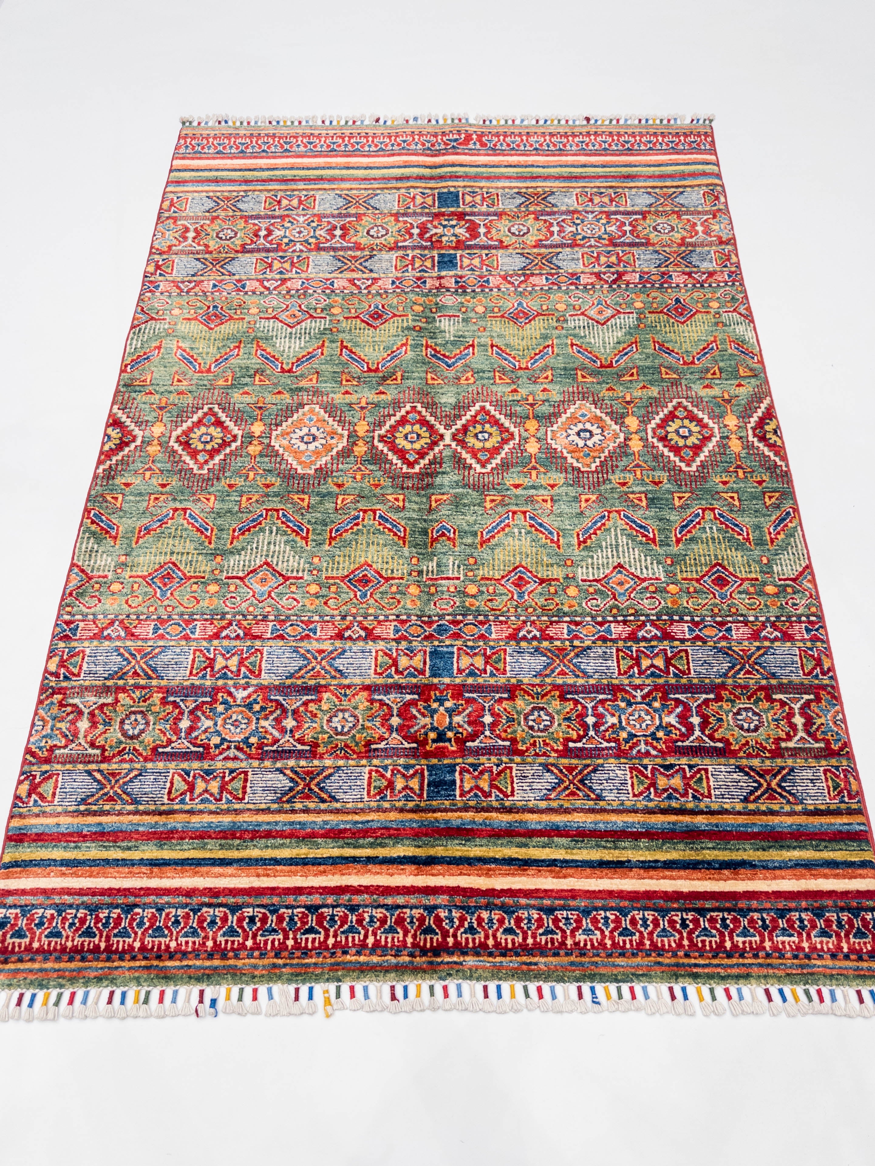 Öğretmenler Halı El Dokuma Bahtiyari Halı 120X182 - 113951400358