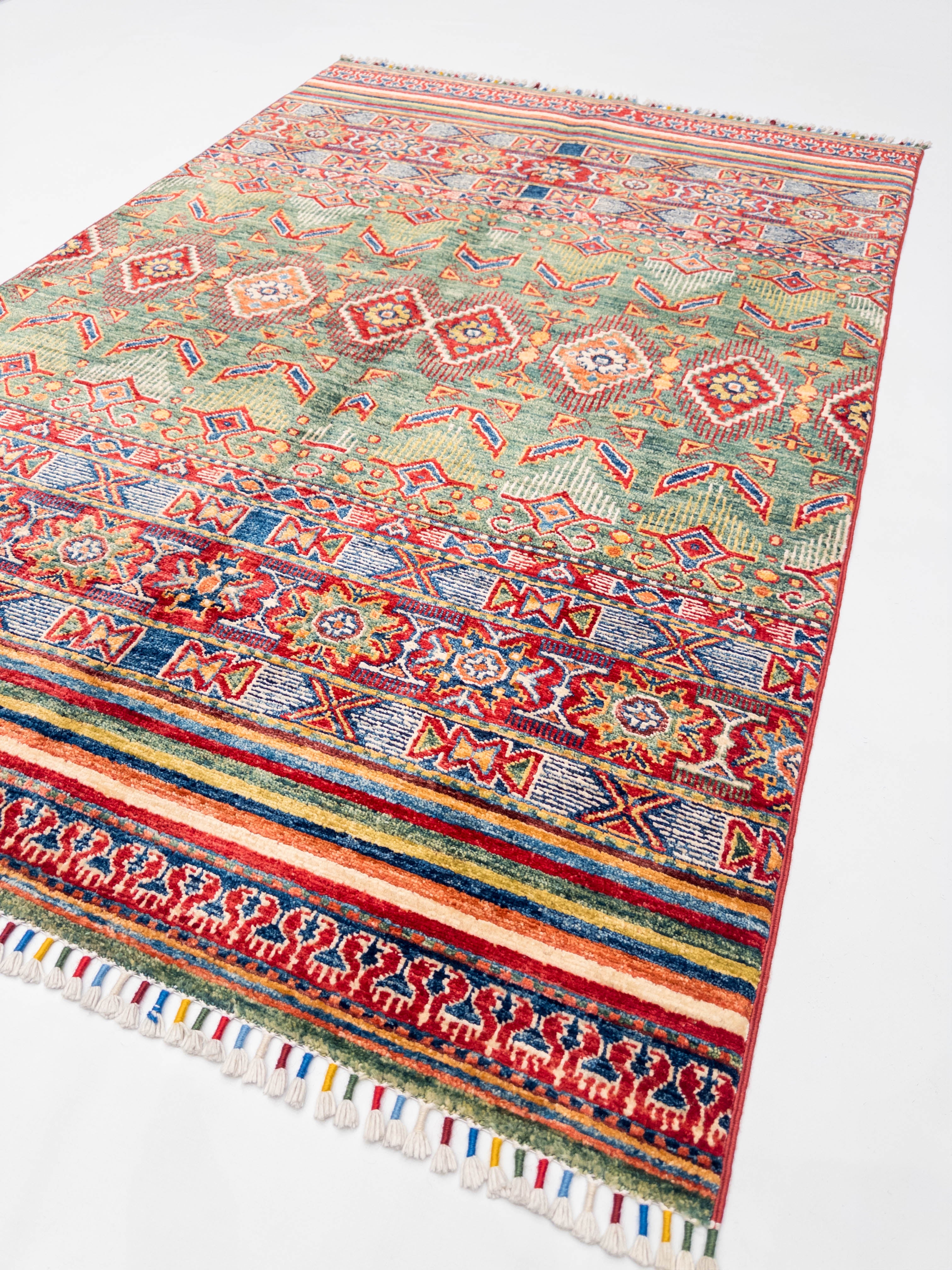Öğretmenler Halı El Dokuma Bahtiyari Halı 120X182 - 113951400358