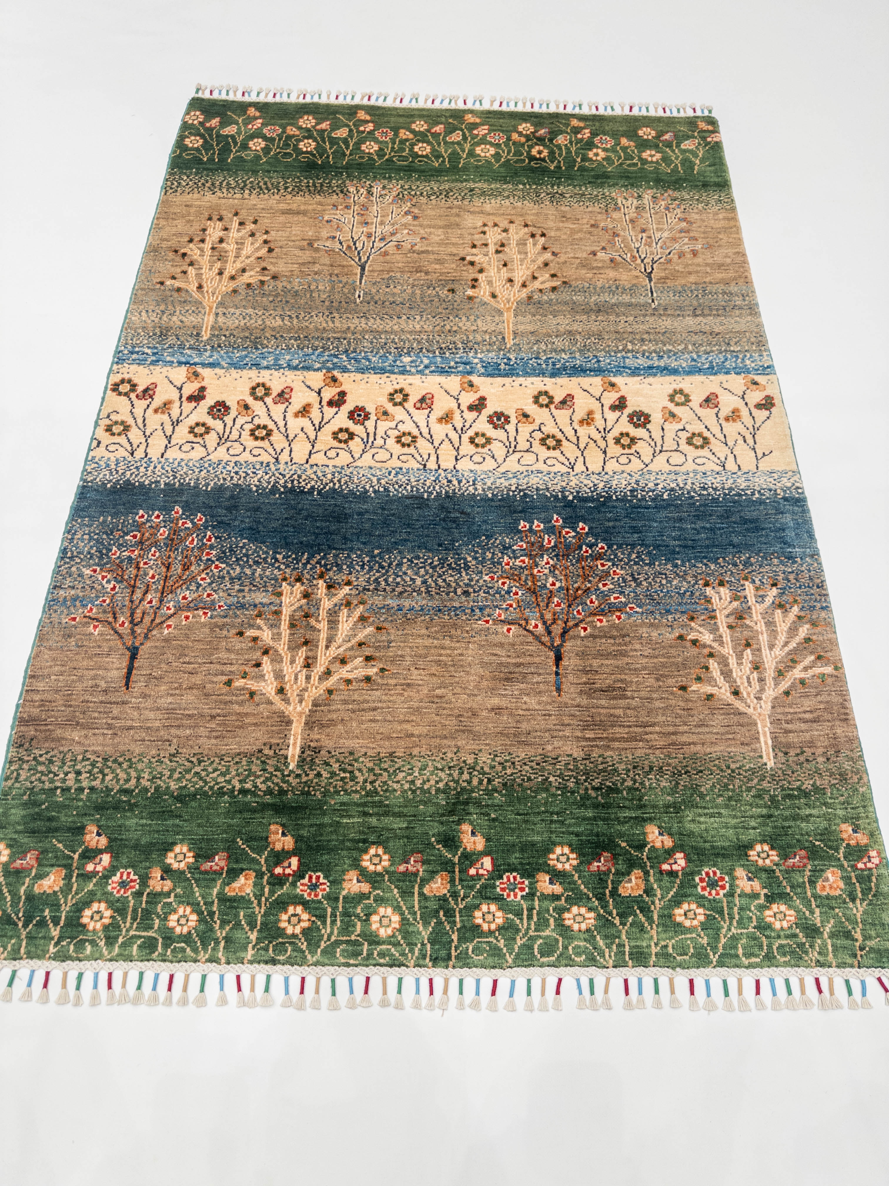 Öğretmenler Halı El Dokuma Sultani Halı 122X277 - 113951401874