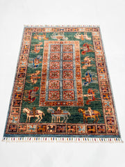 Öğretmenler Halı El Dokuma Pazırık Halı 79X129 - 119481400051