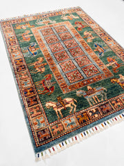 Öğretmenler Halı El Dokuma Pazırık Halı 79X129 - 119481400051