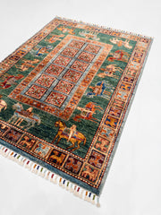 Öğretmenler Halı El Dokuma Pazırık Halı 79X129 - 119481400051