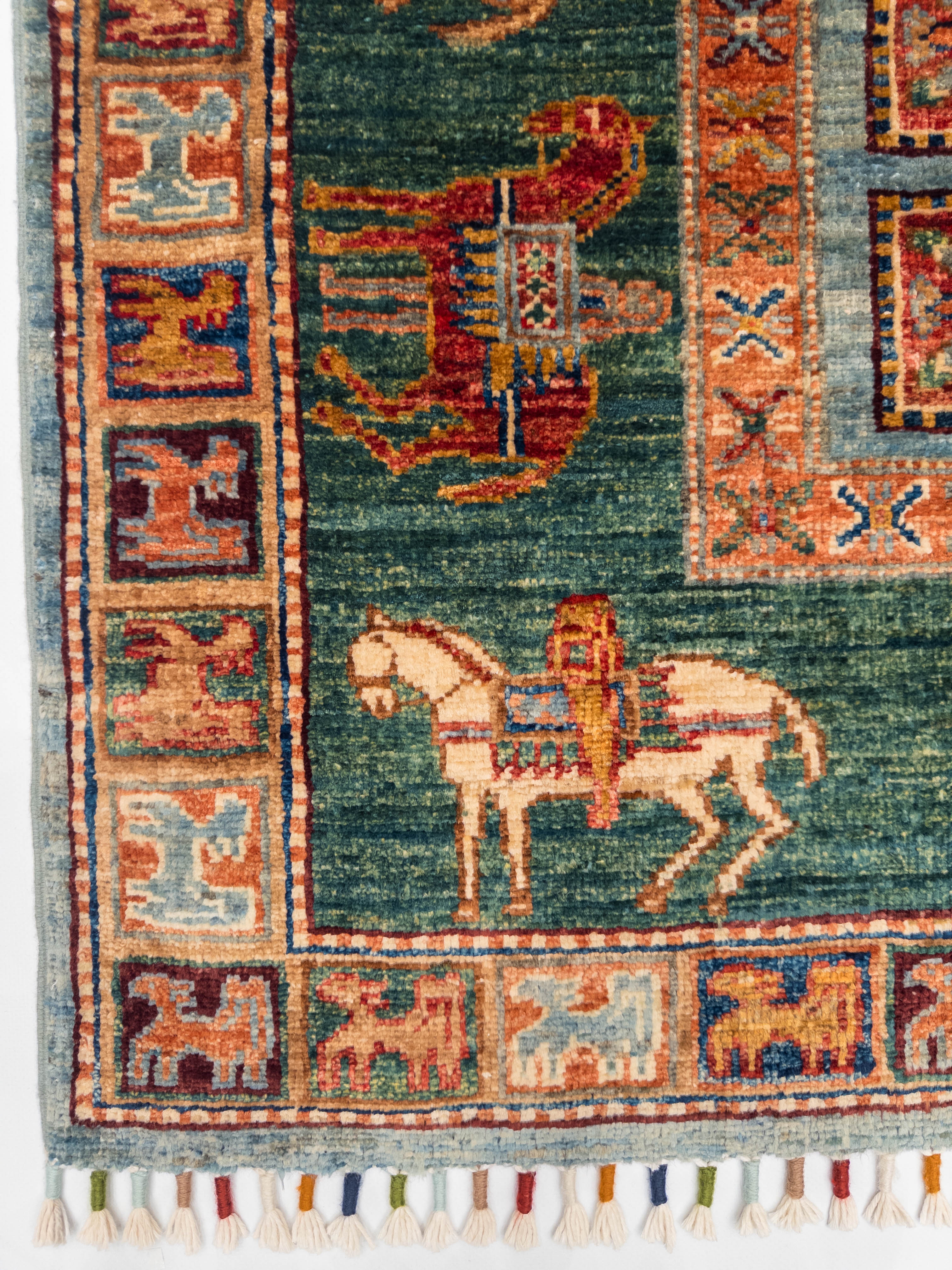 Öğretmenler Halı El Dokuma Pazırık Halı 79X129 - 119481400051