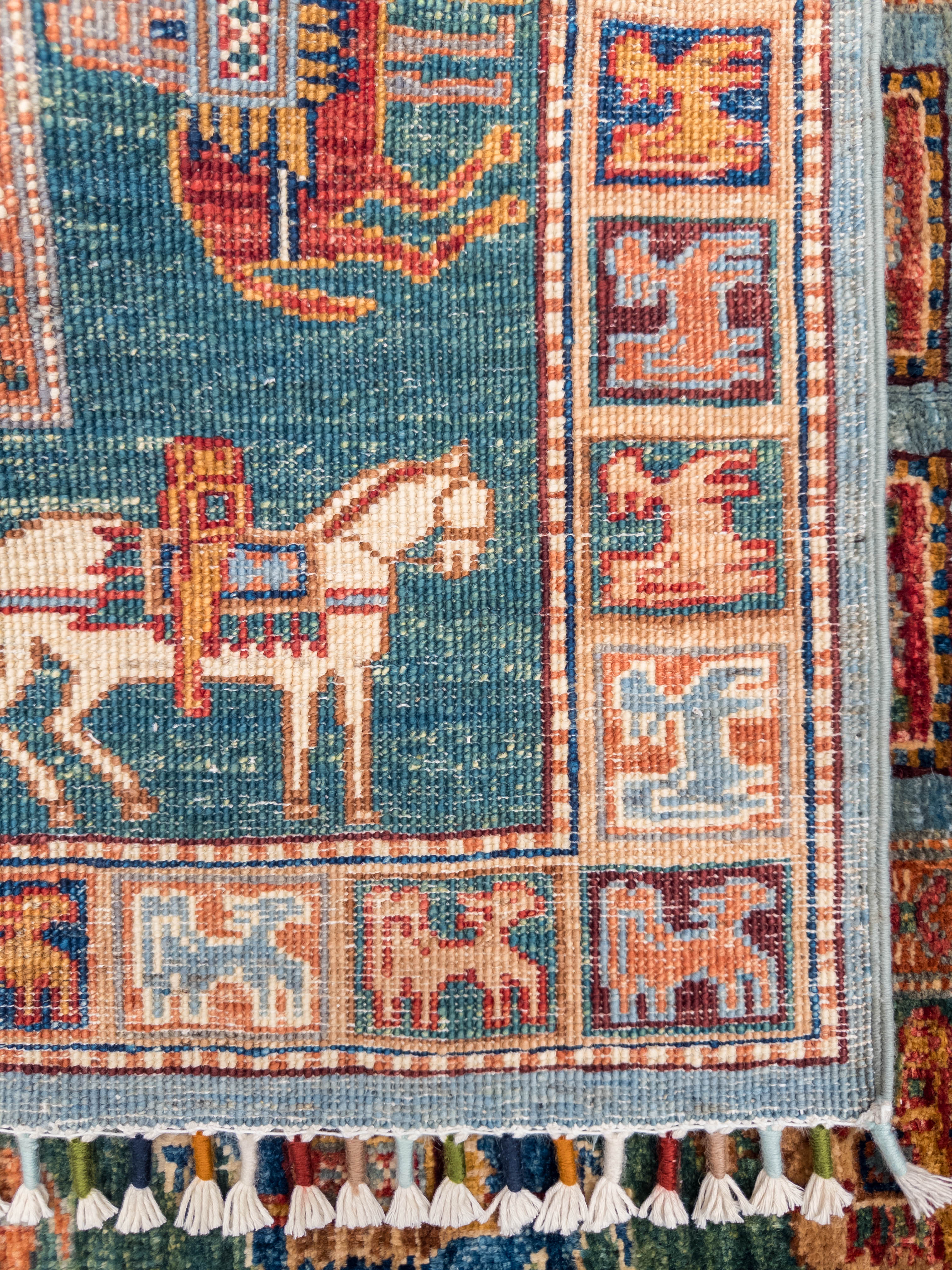 Öğretmenler Halı El Dokuma Pazırık Halı 79X129 - 119481400051
