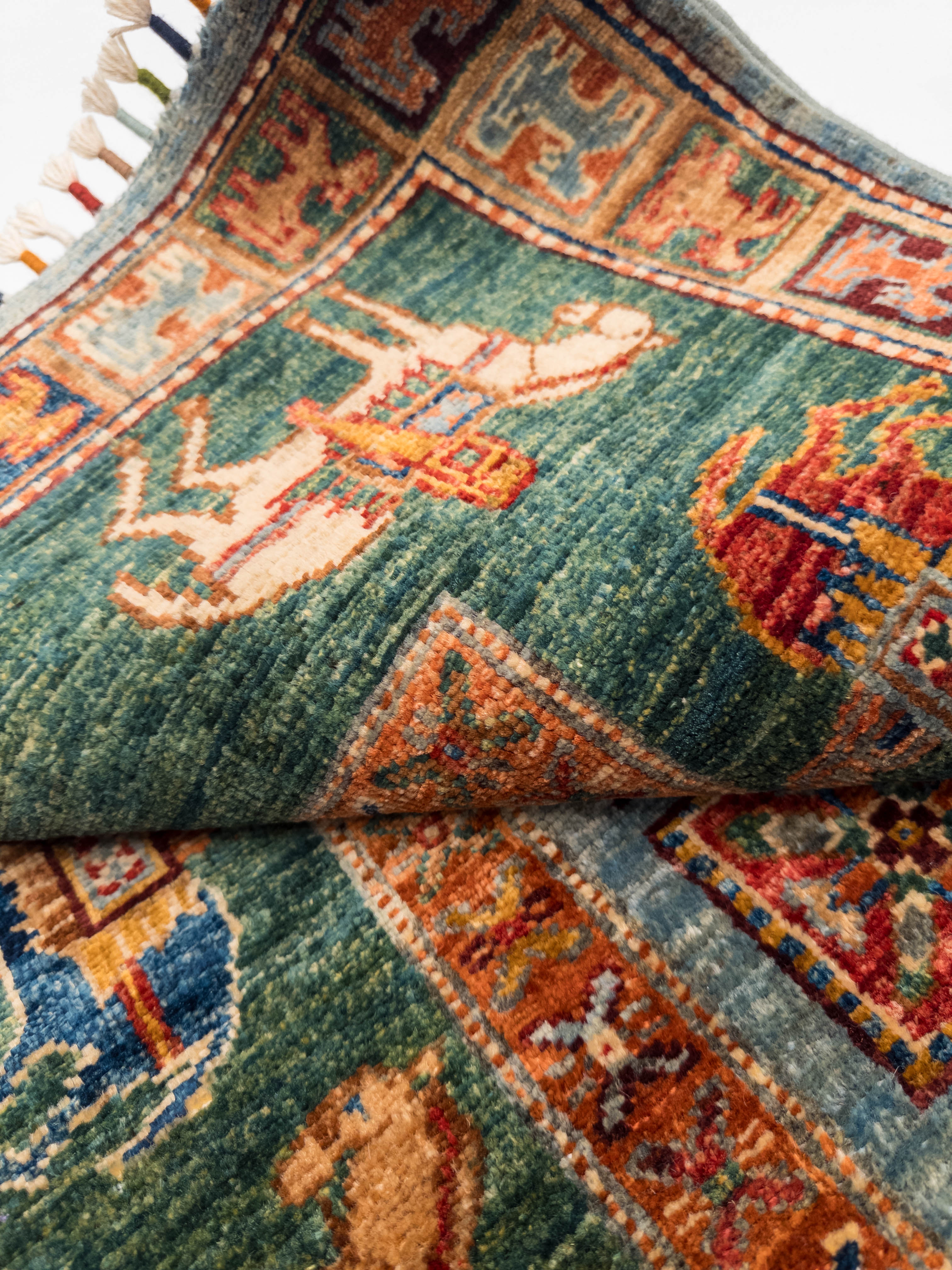 Öğretmenler Halı El Dokuma Pazırık Halı 79X129 - 119481400051