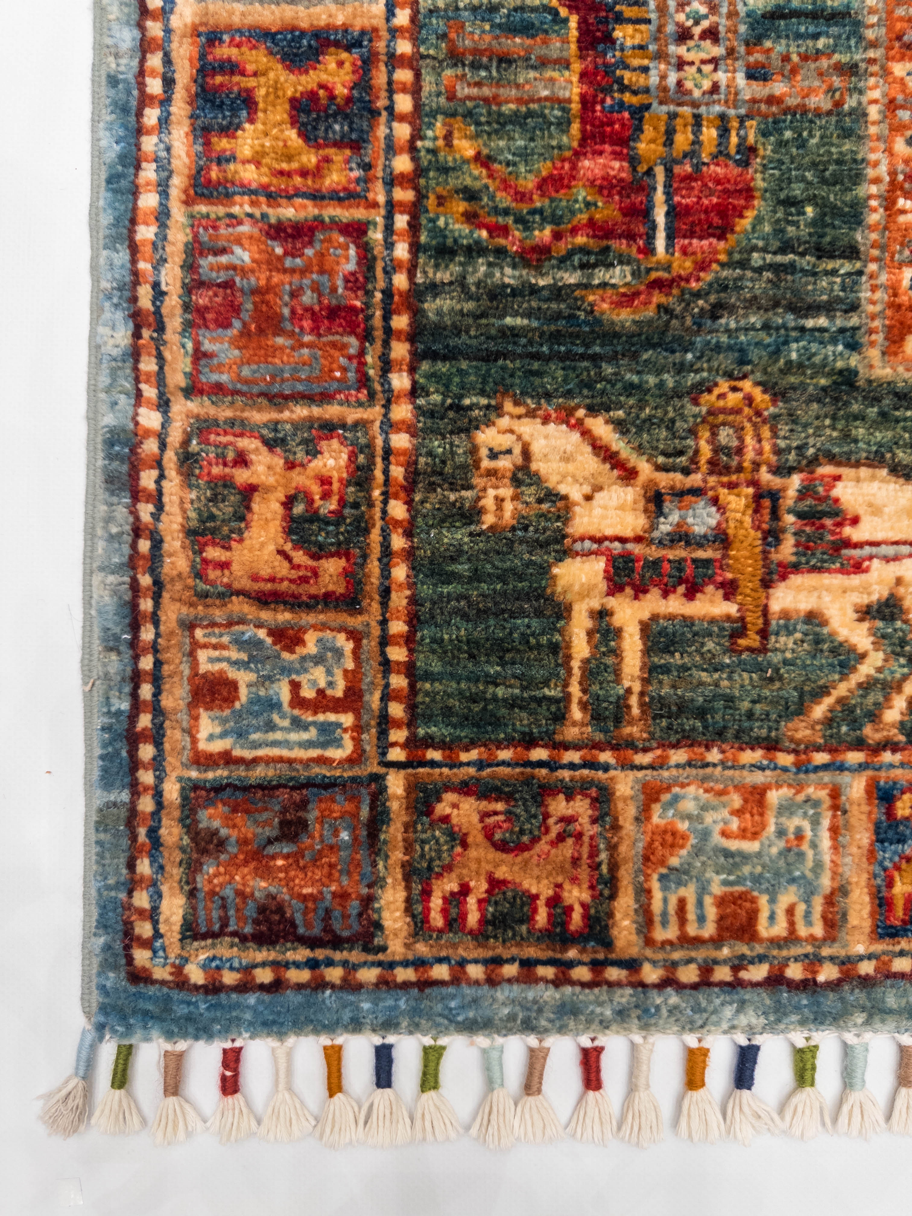 Öğretmenler Halı El Dokuma Pazırık Halı 97X124 - 119481400050