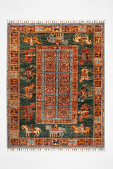 Öğretmenler Halı El Dokuma Pazırık Halı 97X124 - 119481400050