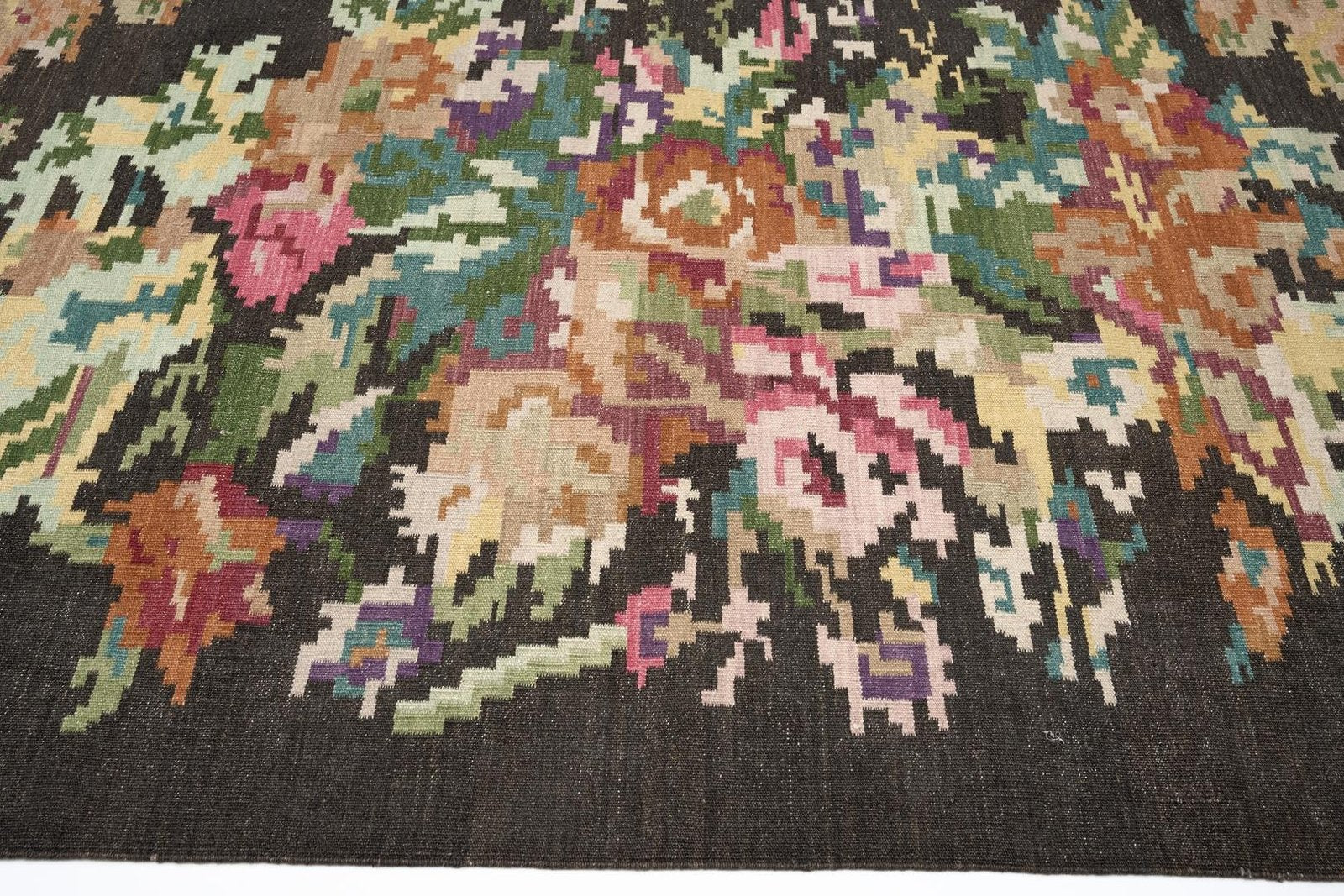 Öğretmenler Halı El Dokuma Hasel Karabağ Kilim ÖDHK477