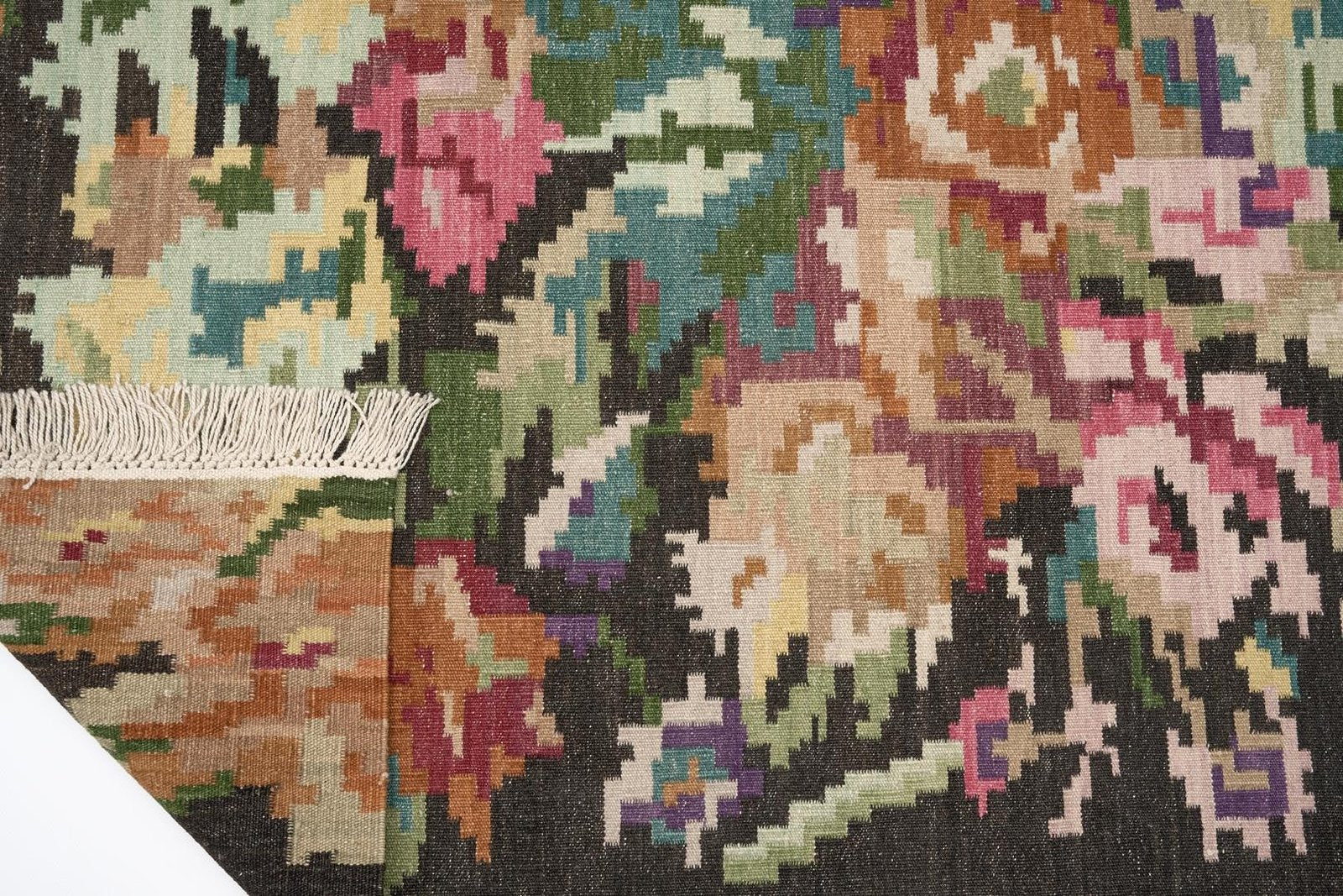 Öğretmenler Halı El Dokuma Hasel Karabağ Kilim ÖDHK477