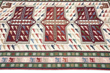 Öğretmenler Halı El Dokuma Derin Sumak Kilim ÖÇDS625