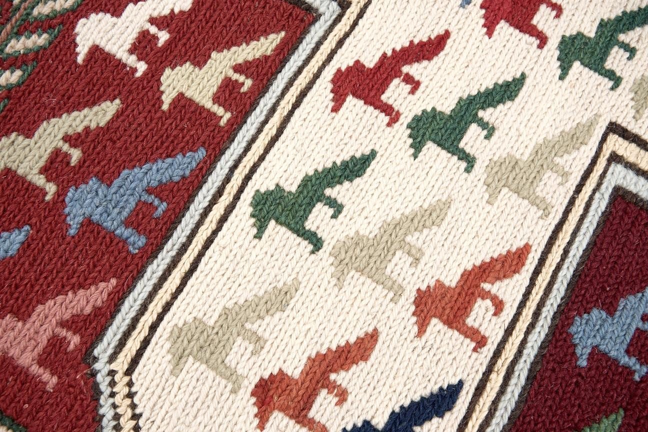 Öğretmenler Halı El Dokuma Derin Sumak Kilim ÖÇDS625