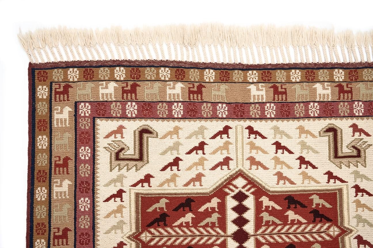 Öğretmenler Halı El Dokuma Derin Sumak Kilim ÖADS758