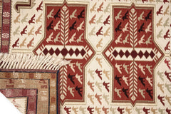 Öğretmenler Halı El Dokuma Derin Sumak Kilim ÖADS758