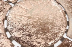 Öğretmenler Halı Arsi Yuvarlak Deri Halı ÖÇAD927