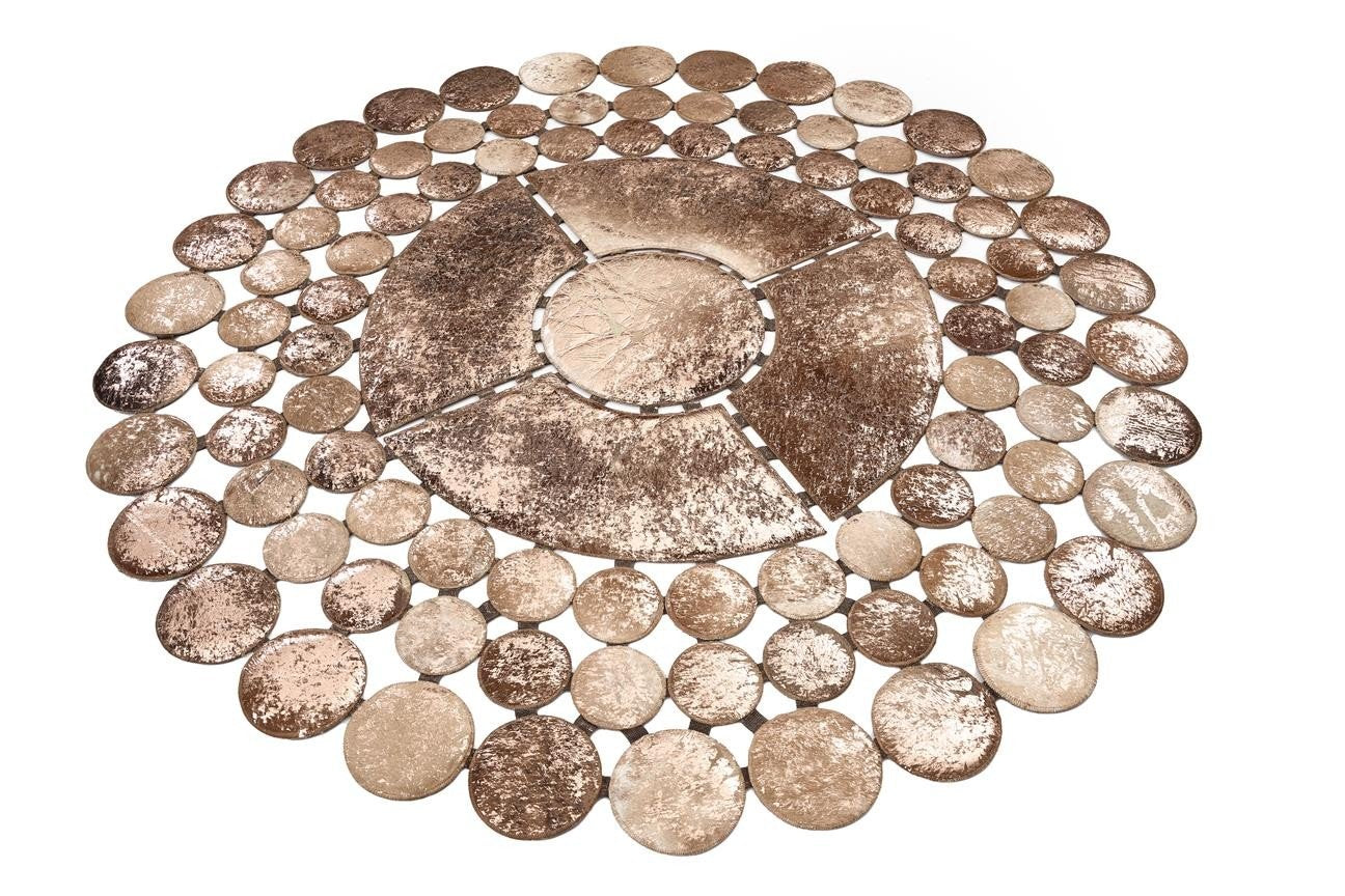 Öğretmenler Halı Arsi Yuvarlak Deri Halı ÖÇAD927