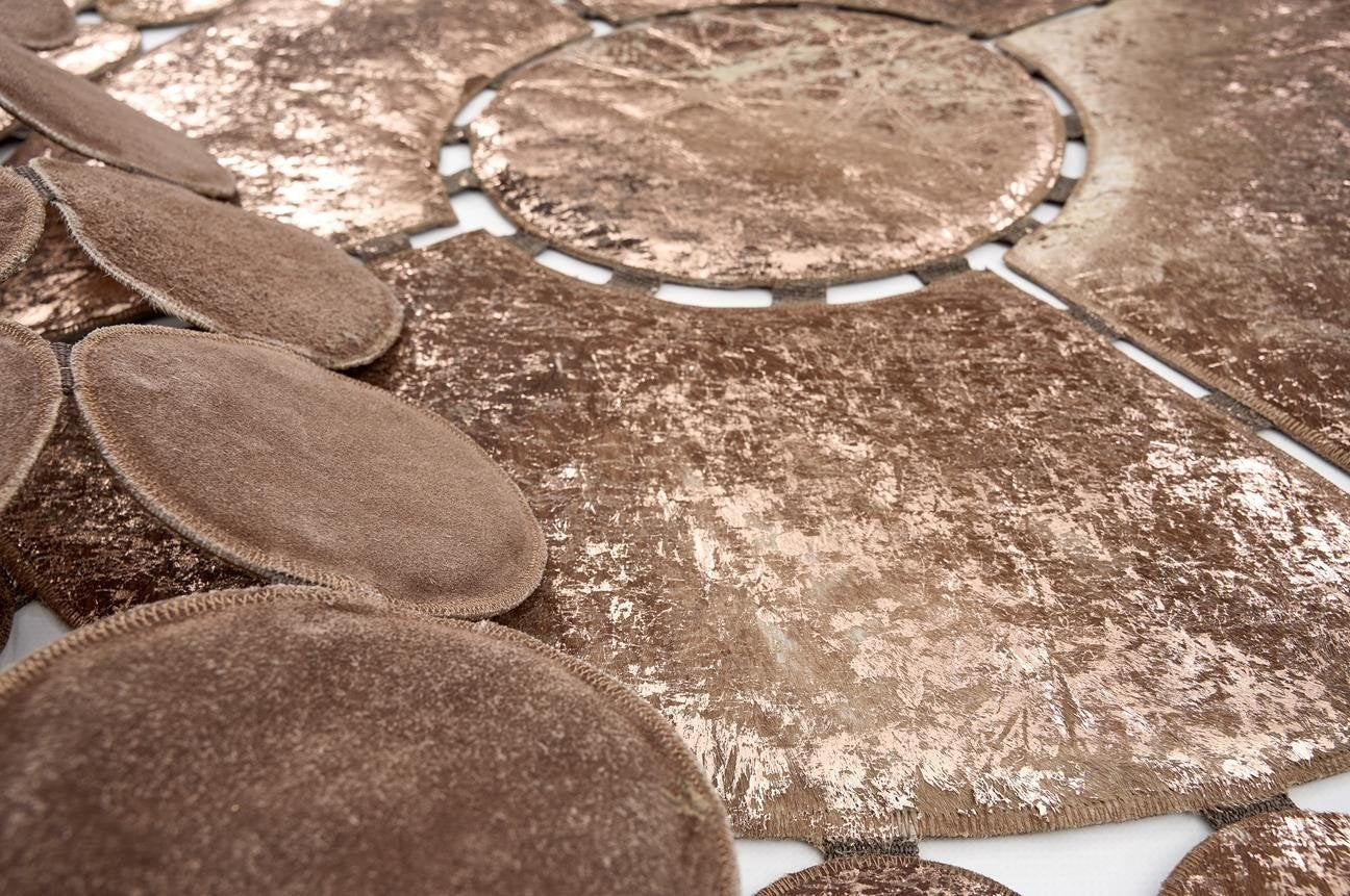 Öğretmenler Halı Arsi Yuvarlak Deri Halı ÖÇAD927