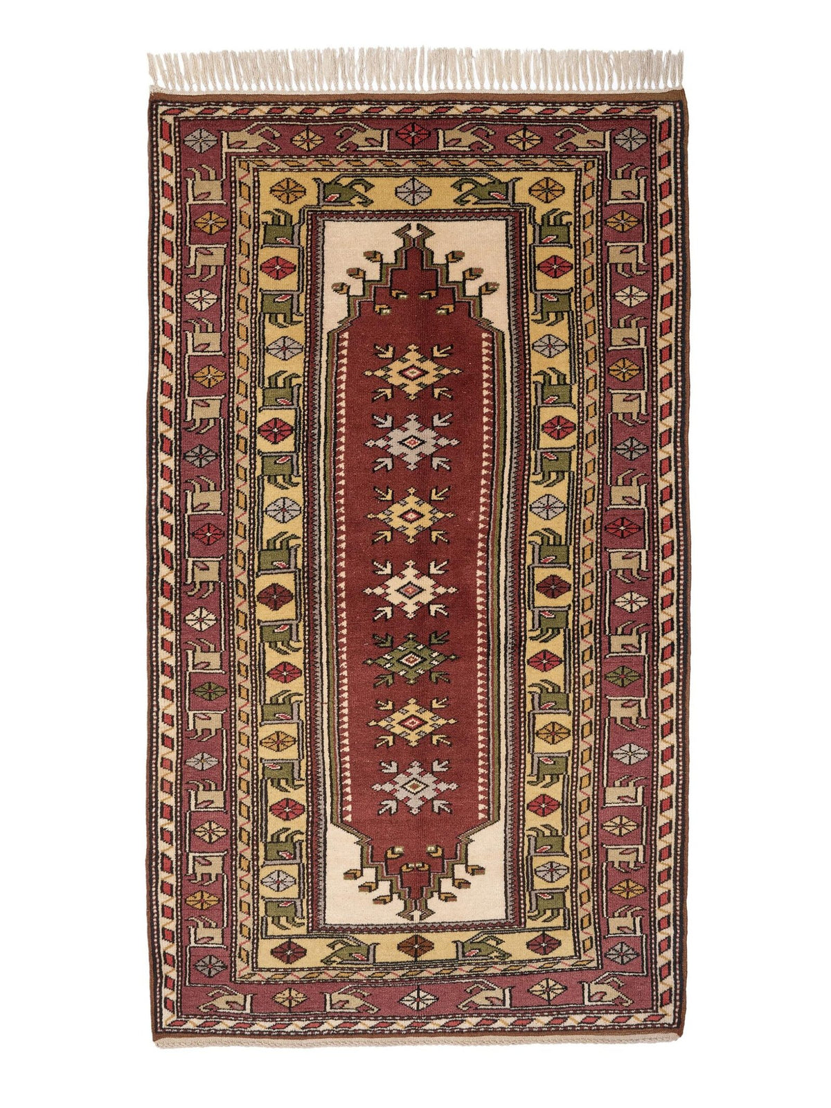 Öğretmenler Halı El Dokuma Seccade Bozalan