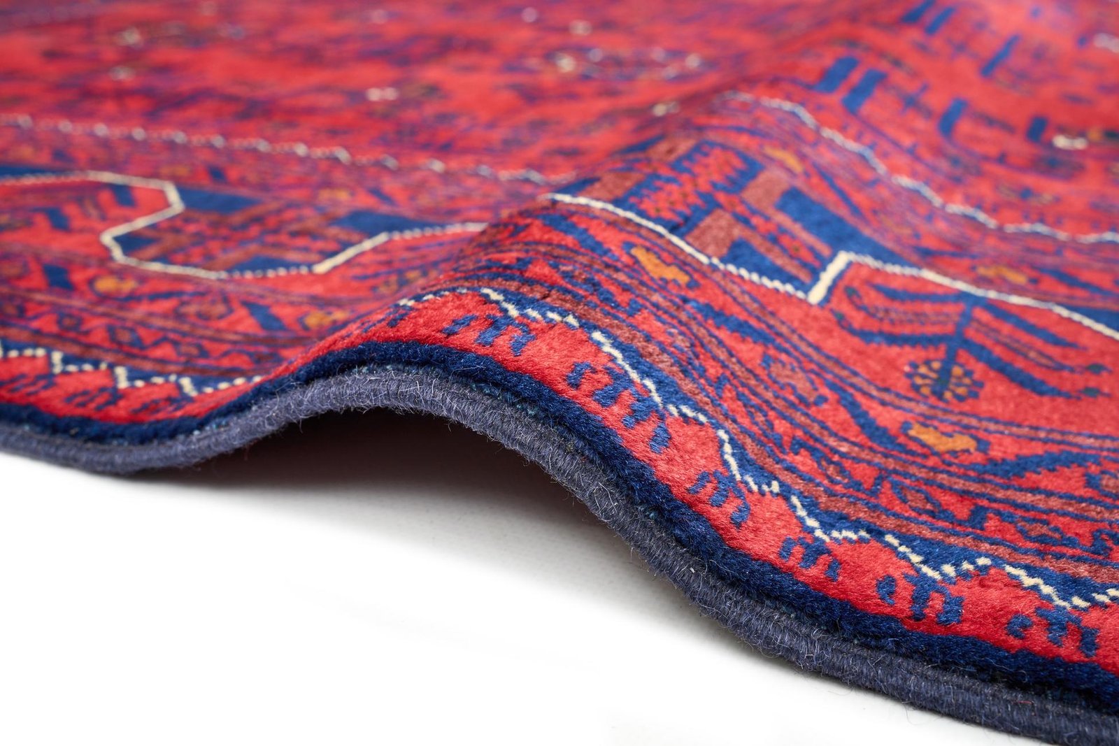 El Dokuma Türkmen Hamyap Kırmızı Yün