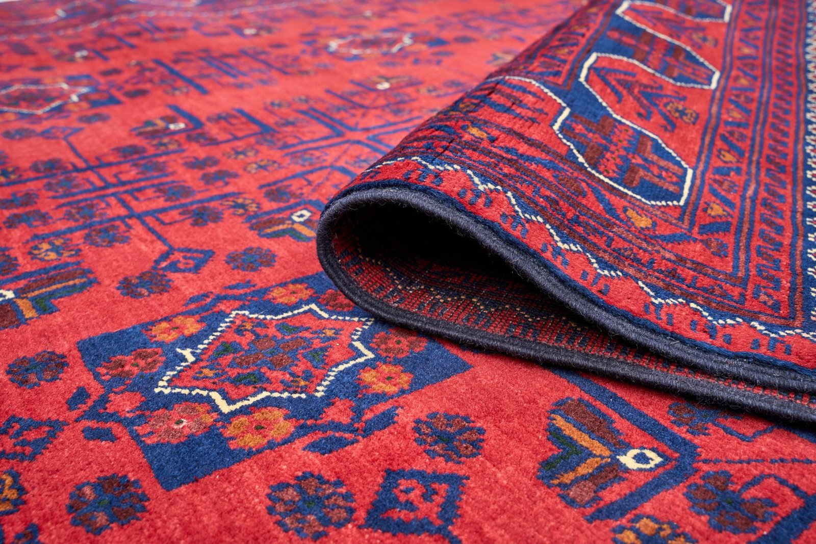 El Dokuma Türkmen Hamyap Kırmızı Yün