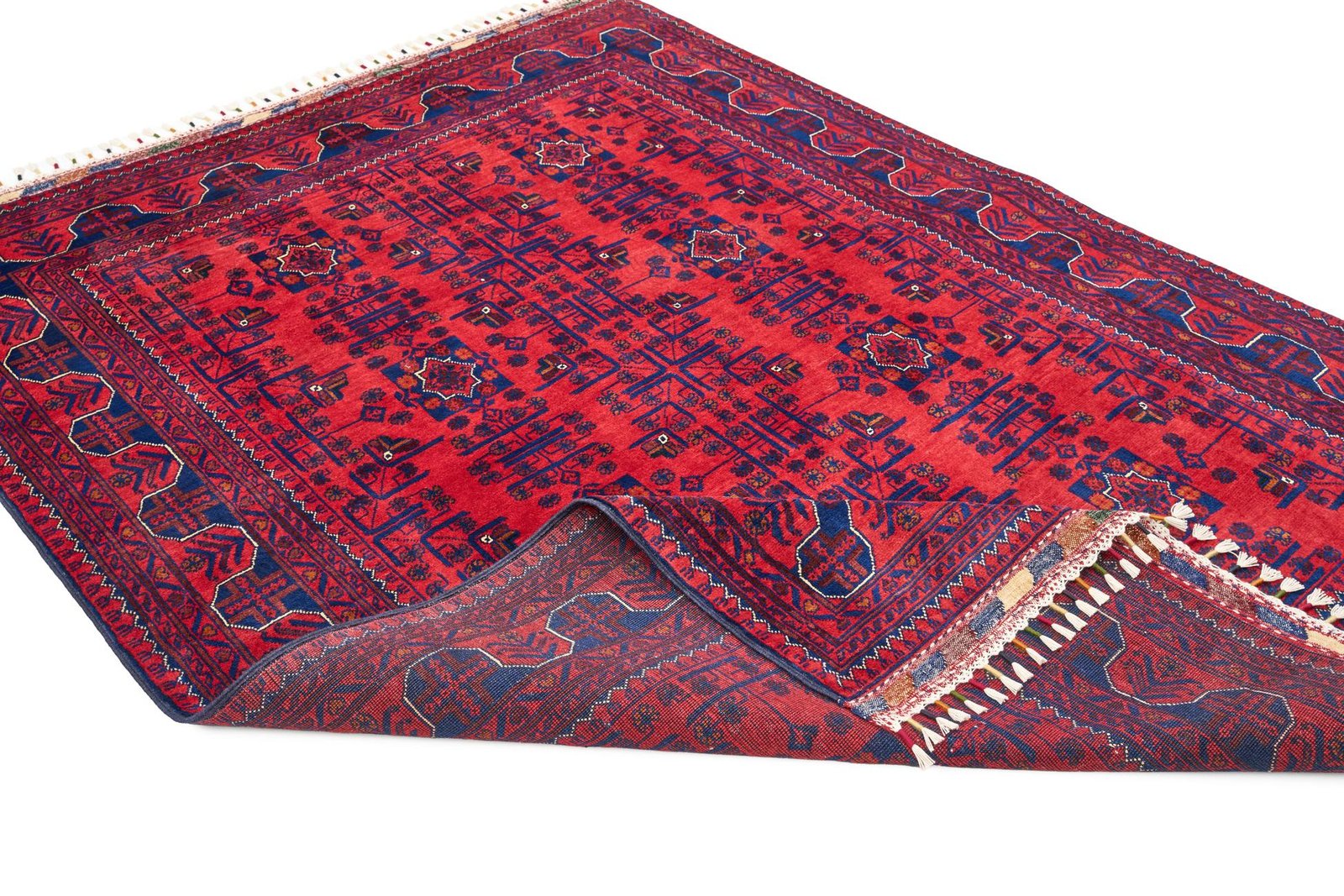 El Dokuma Türkmen Hamyap Kırmızı Yün