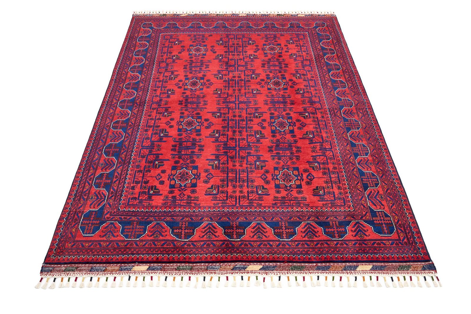 El Dokuma Türkmen Hamyap Kırmızı Yün