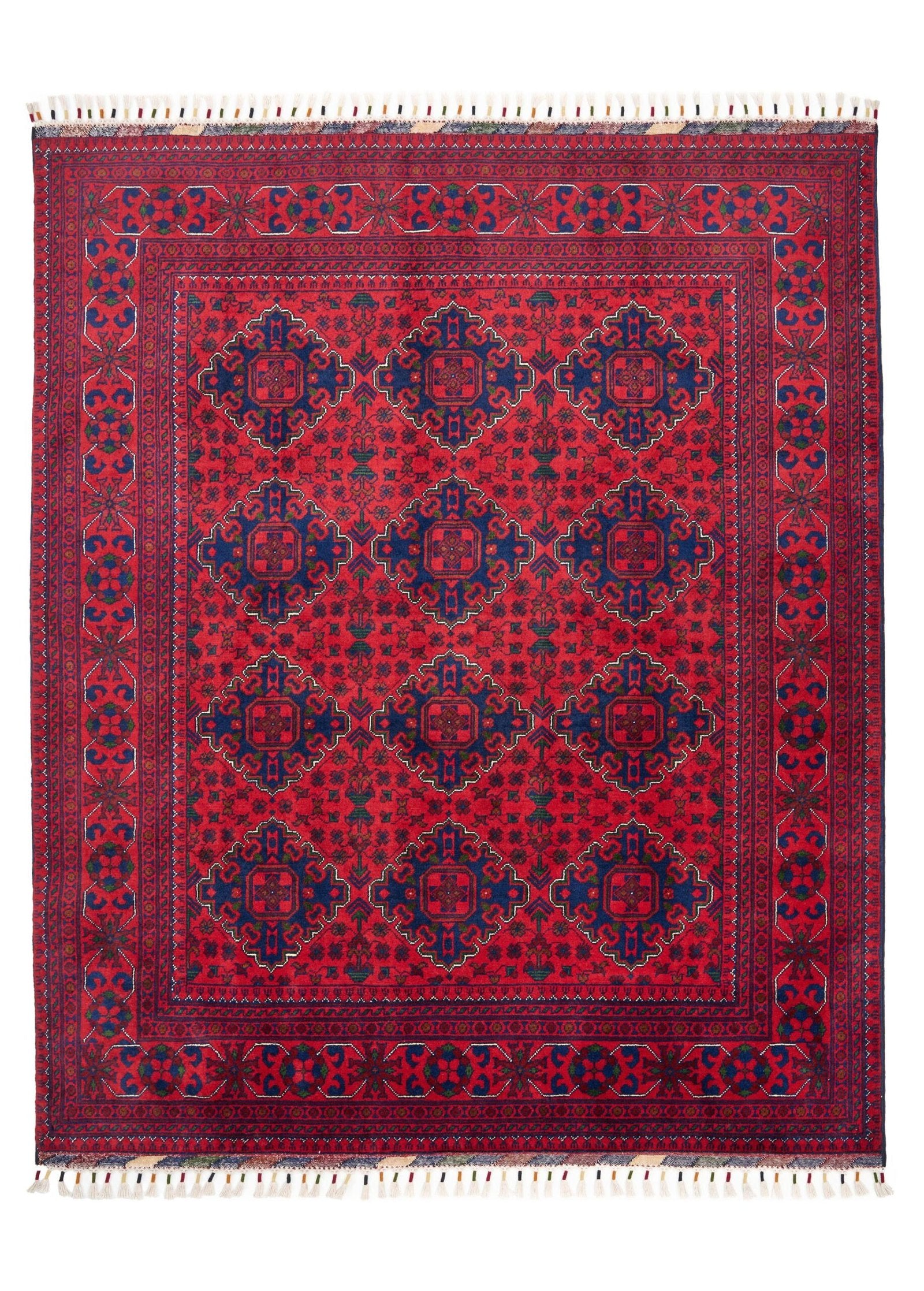 El Dokuma Türkmen Hamyap Kırmızı Yün OCTH967