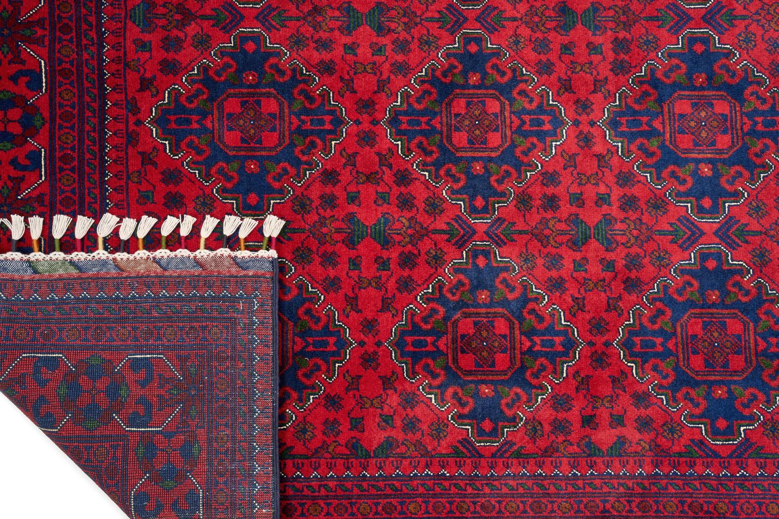 El Dokuma Türkmen Hamyap Kırmızı Yün OCTH967