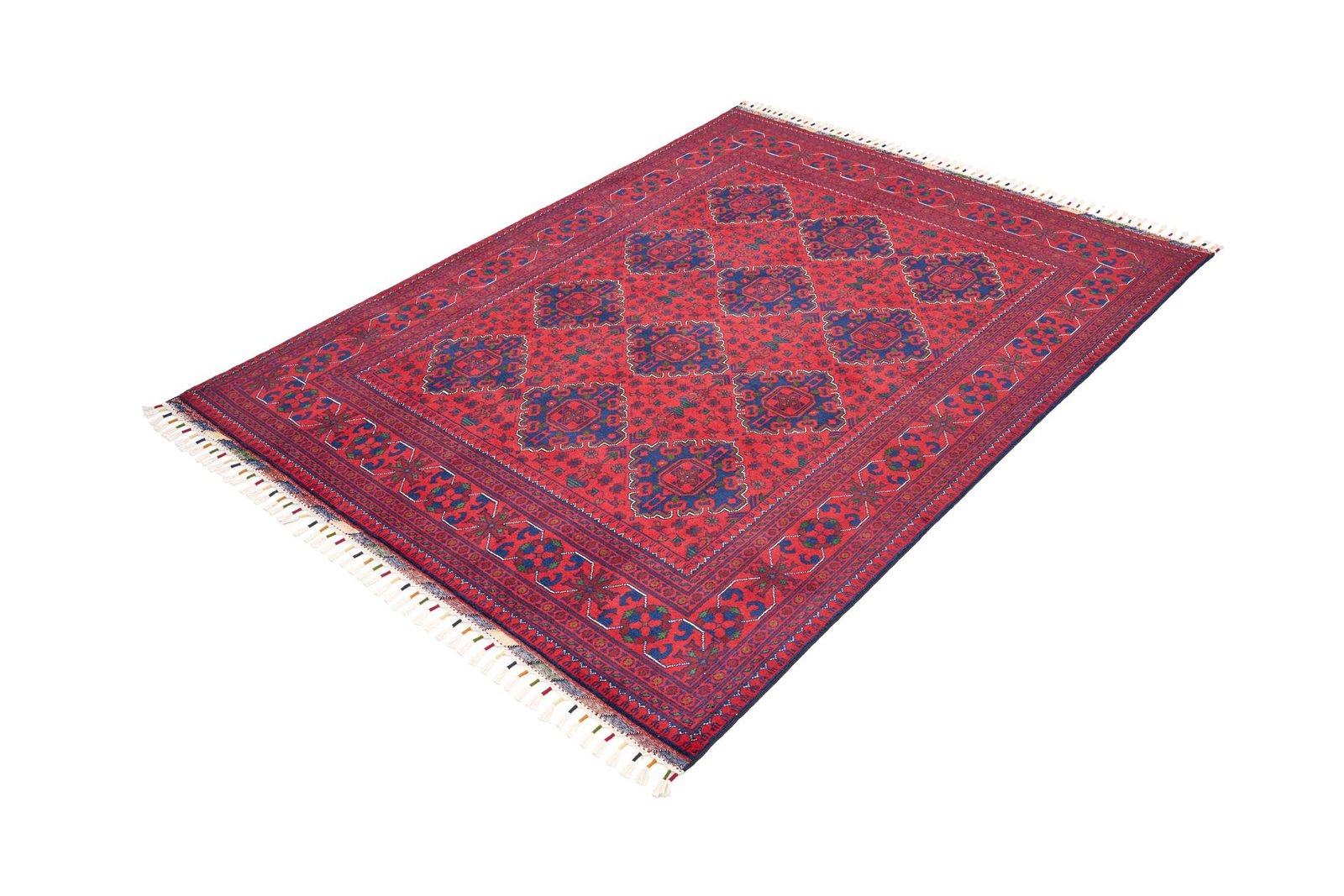 El Dokuma Türkmen Hamyap Kırmızı Yün OCTH967