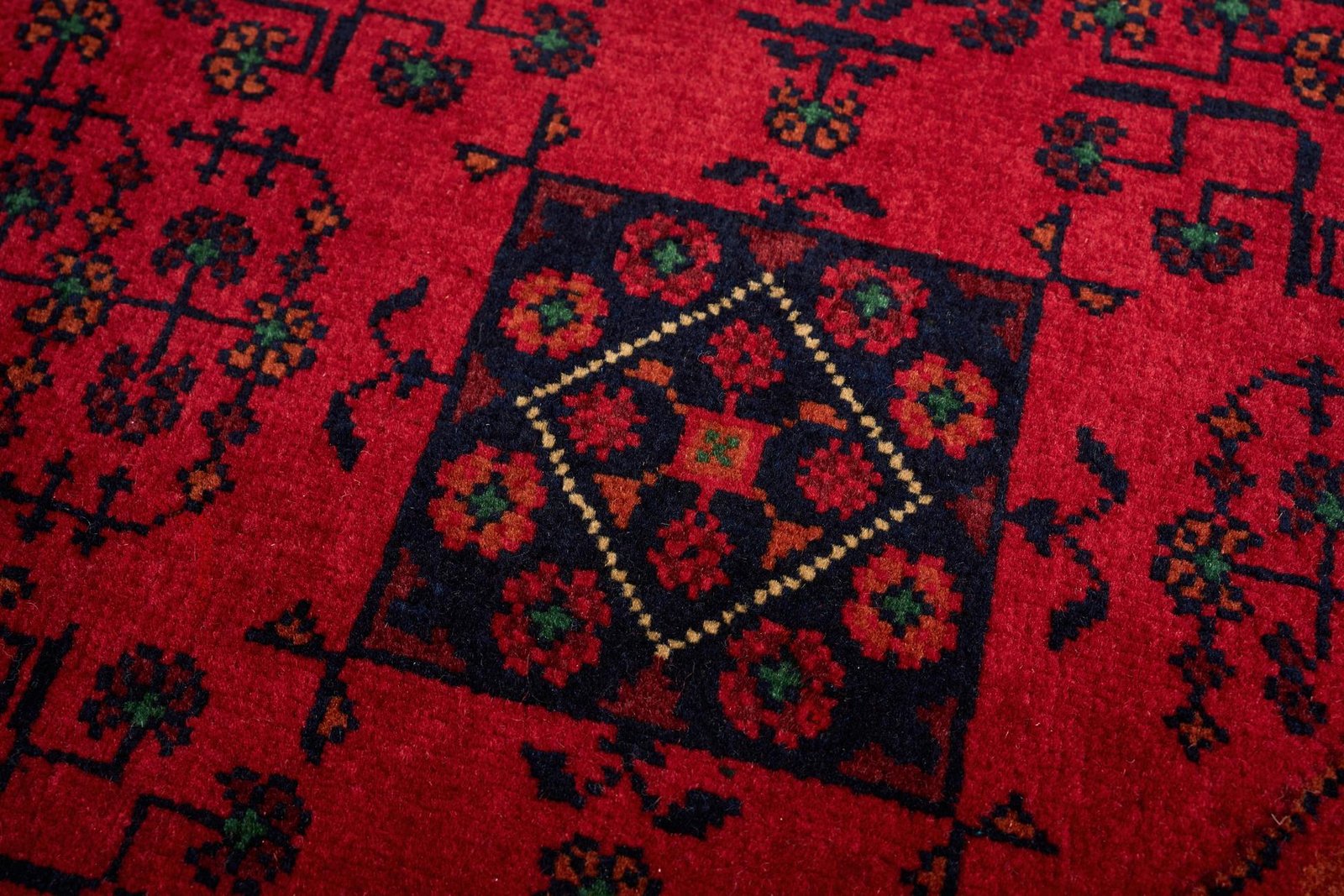 El Dokuma Halmuhammedi Kırmızı Yuvarlak Yün ÖÇYH961