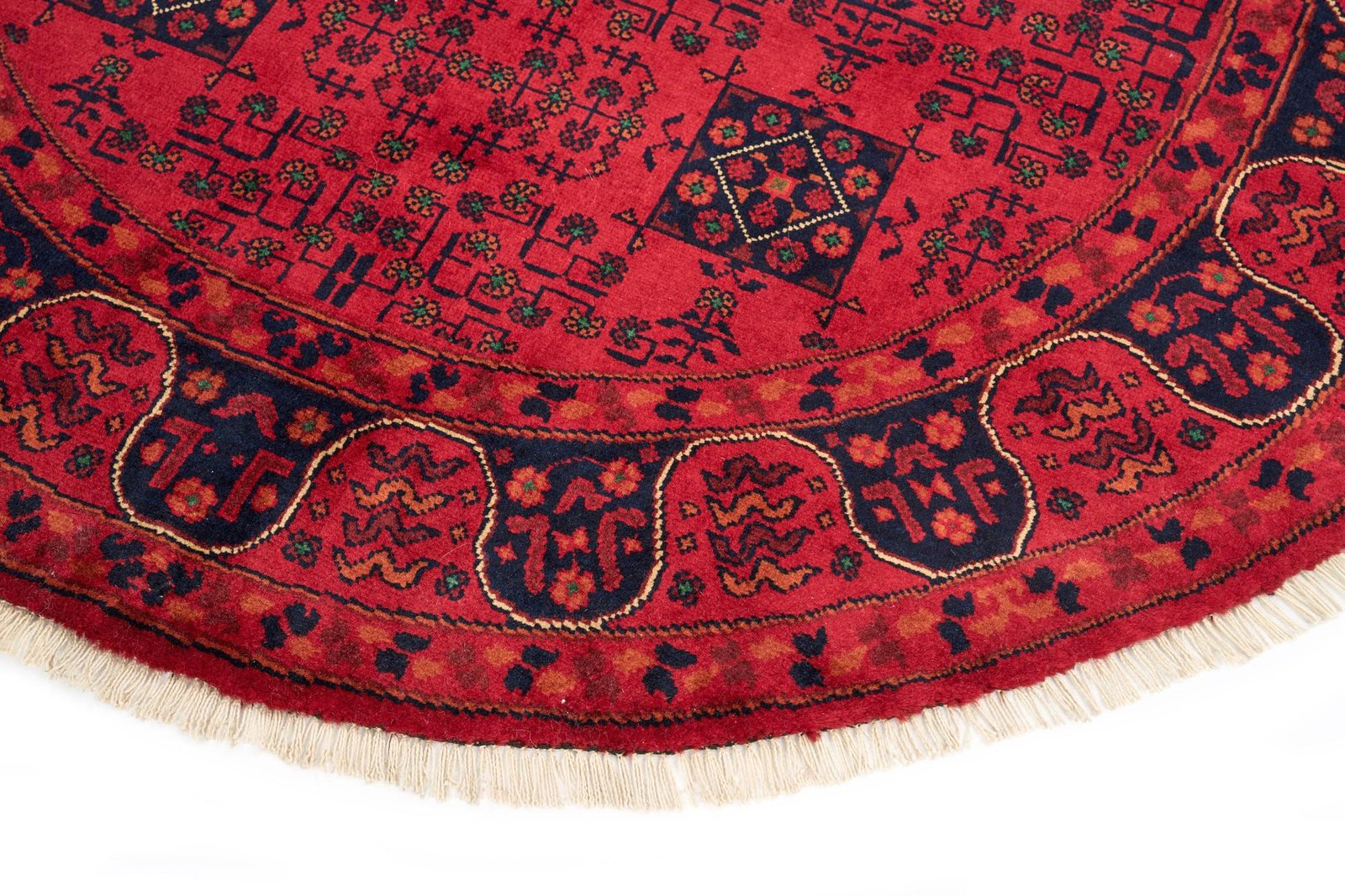 El Dokuma Halmuhammedi Kırmızı Yuvarlak Yün ÖÇYH961