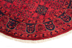 El Dokuma Halmuhammedi Kırmızı Yuvarlak Yün ÖÇYH961