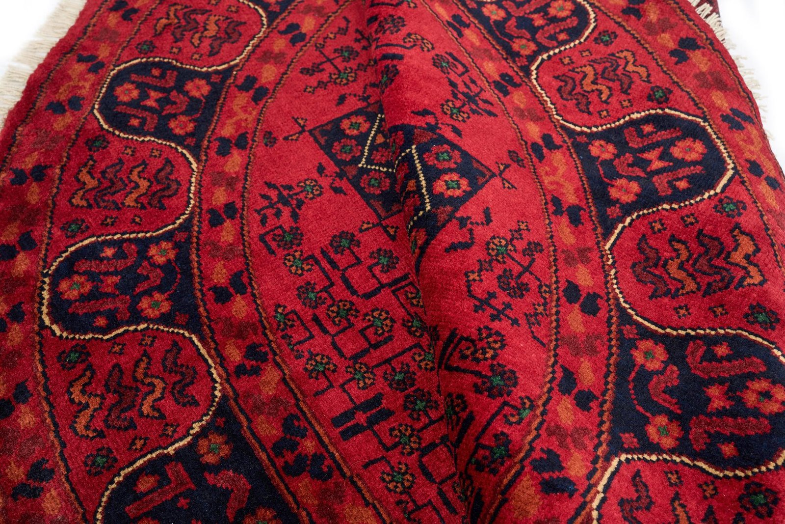 El Dokuma Halmuhammedi Kırmızı Yuvarlak Yün ÖÇYH961