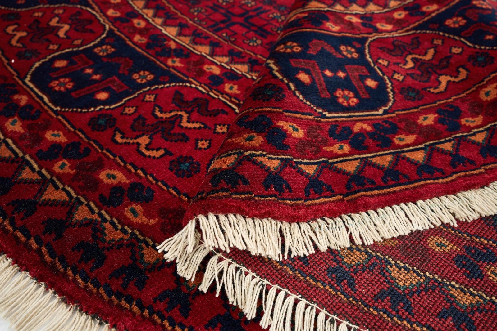 El Dokuma Halmuhammedi Kırmızı Yuvarlak Yün ÖÇYH962