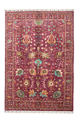 El Dokuma Türkmen Sultani Bordo Yün ÖÇTS1000