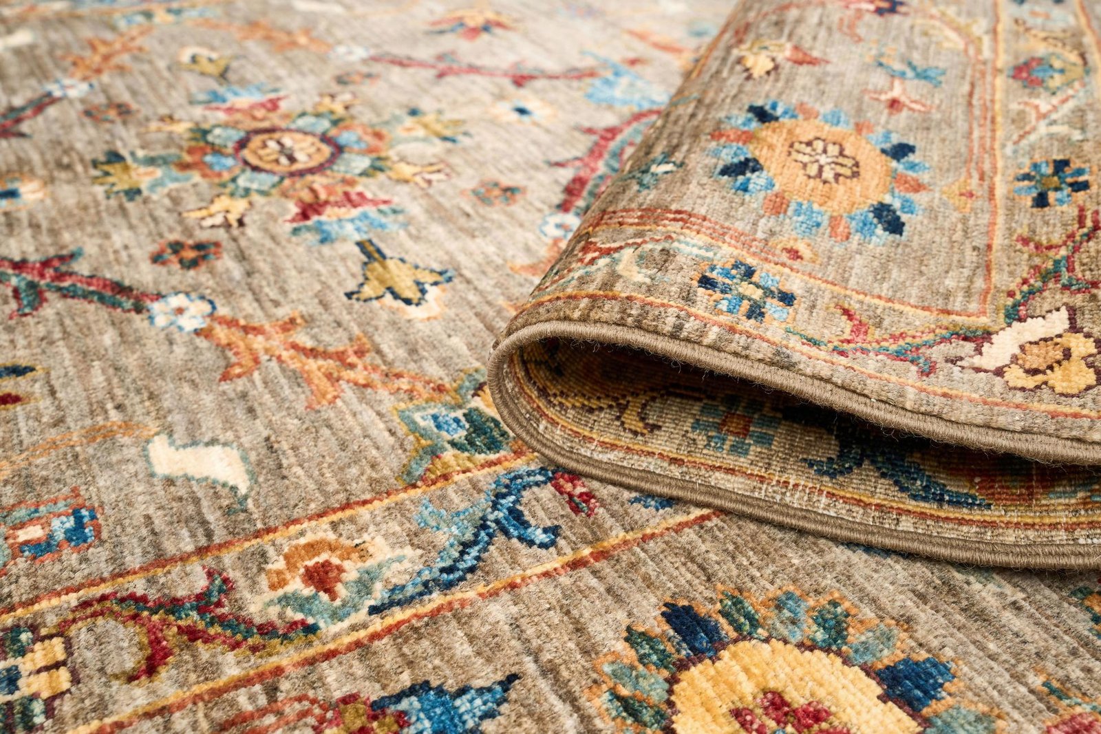 El Dokuma Sultani Gri Bej Yün ÖÇOS1002