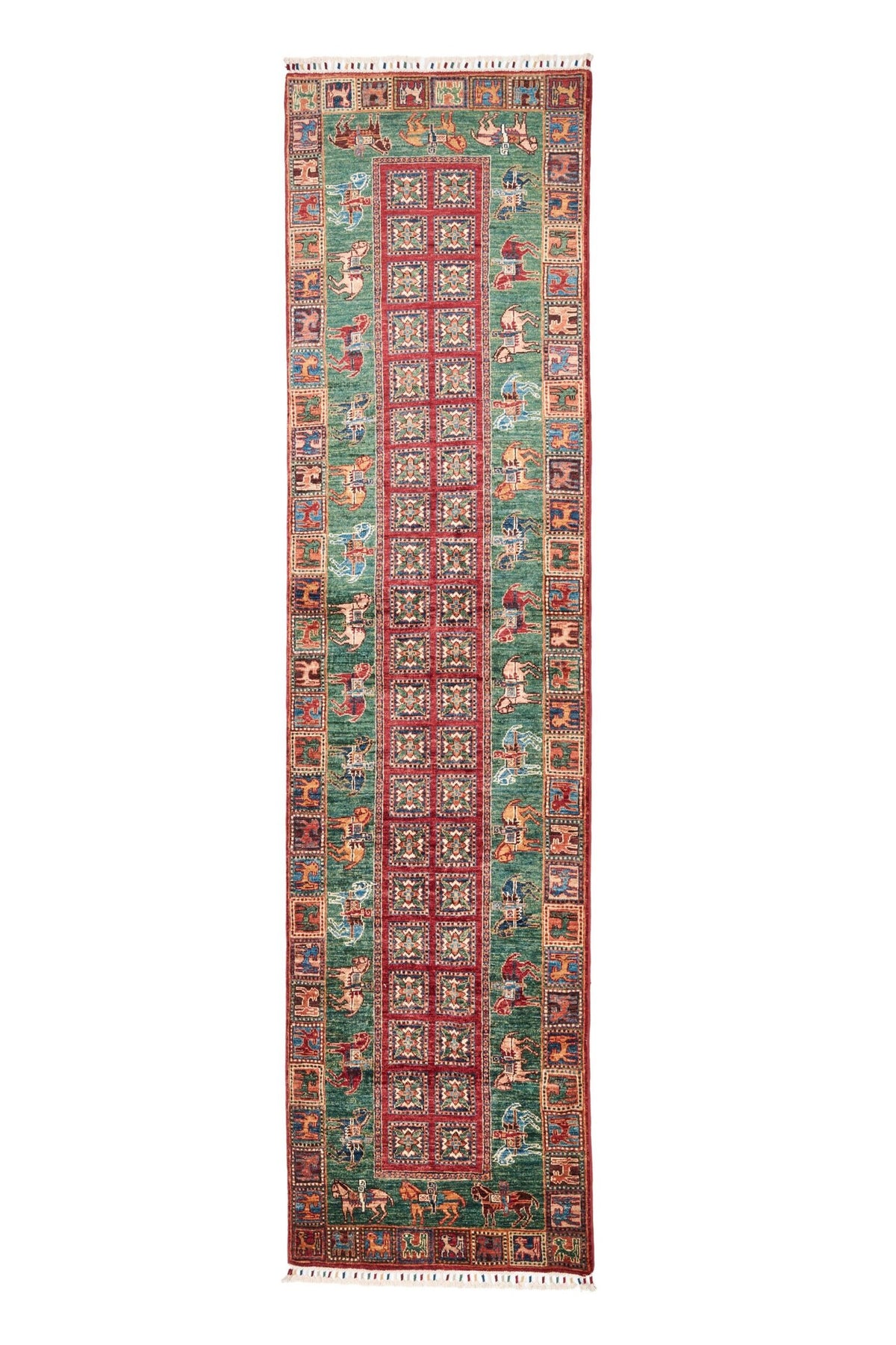 El Dokuma Pazırık Yeşil Yün ÖÇOS1005