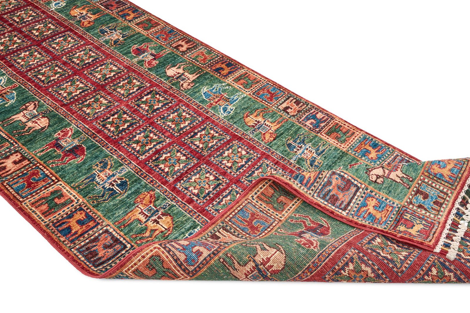 El Dokuma Pazırık Yeşil Yün ÖÇOS1005