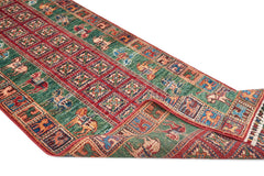 El Dokuma Pazırık Yeşil Yün ÖÇOS1005