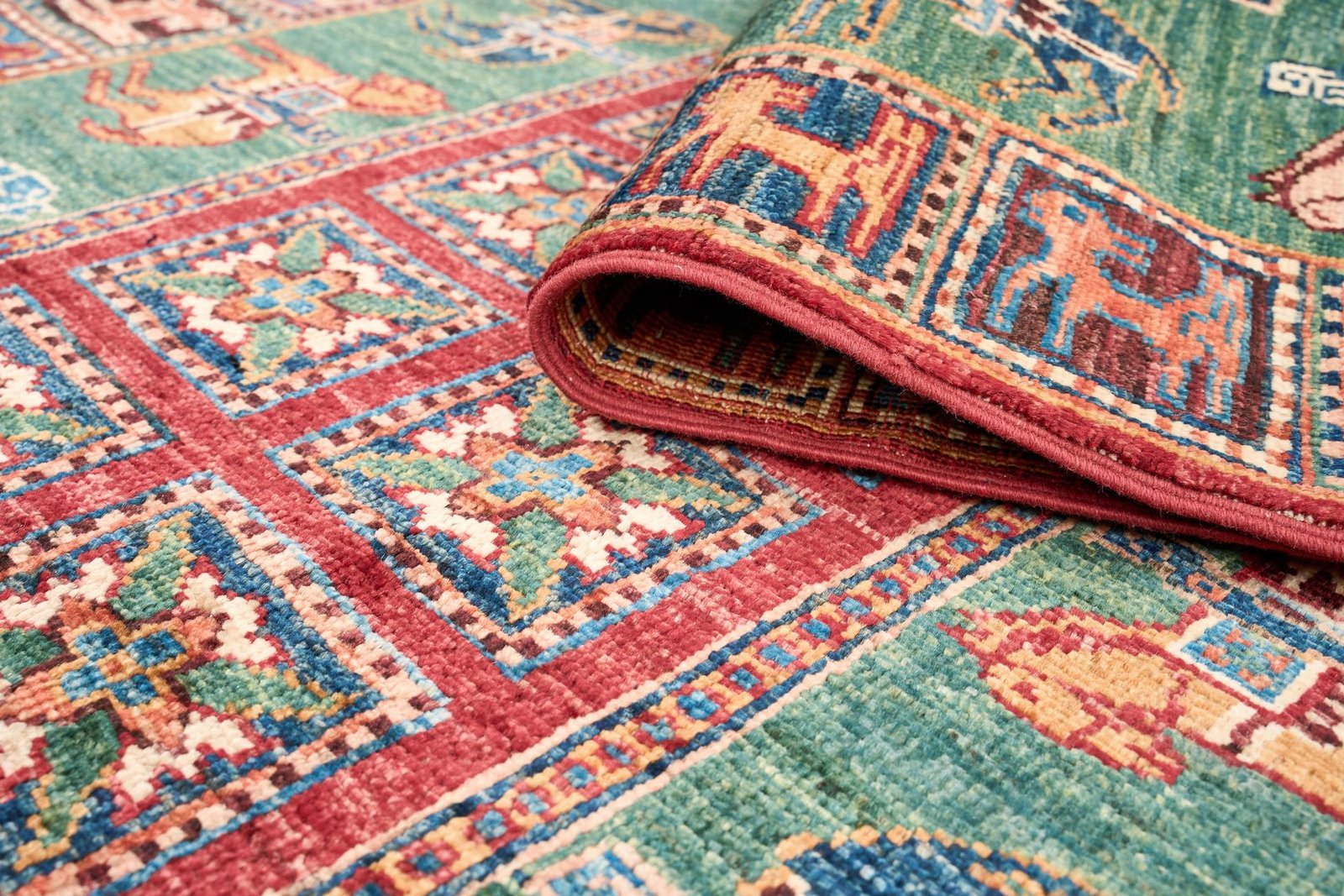 El Dokuma Pazırık Yeşil Yün ÖÇOS1005